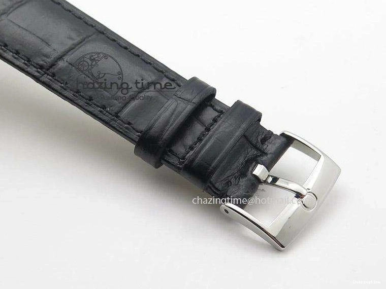 0501 Functional De Ville MK 1:1 Best Edition SS White Dial On Black Leather Strap A 8260